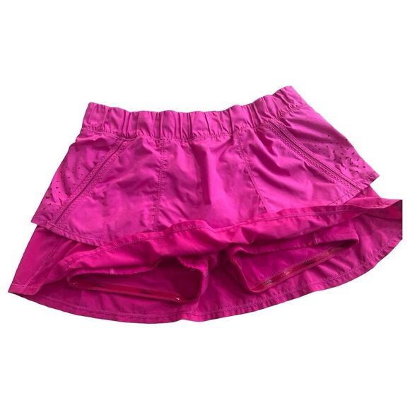 Lululemon In A Flash Skort Women's Barbie Pink  size 4 - Picture 5 of 9